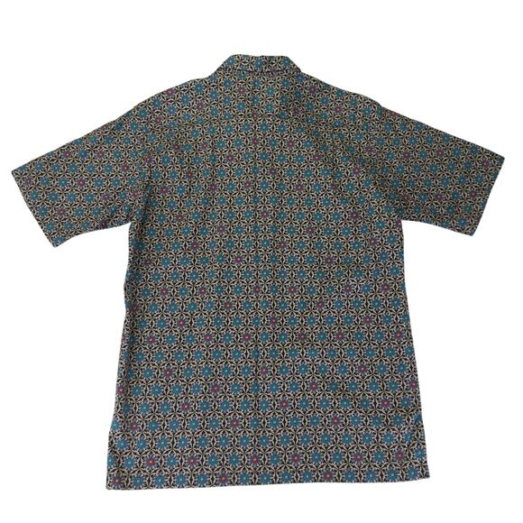 The Ono Shirt by Liberty House Short Sleeve Button-down Shirt Floral Men's Large - Picture 2 of 8